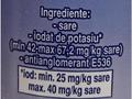 Sare iodata recristalizata 280g Salrom