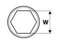 Cheie telescopica pentru roti Topex, 17 x 19 mm