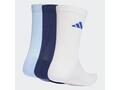 Set 3 perechi șosete căptușite până la jumătatea gambei ADIDAS Albastru-Alb - 43/45