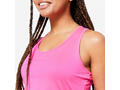 Maiou cu spate decupat Fitness Cardio Roz Damă - L