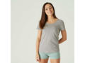 Tricou Regular 100 Fitness Gri Damă  - XS