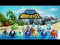 Figurina Monster Flex Aqua, Monstrulet marin care se intinde, Kelah