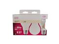 Set 3 becuri LED Carrefour, E27, 60 W, 806 lm, 4000 K, Alb rece