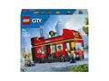 LEGO City - Autobuz turistic rosu cu etaj 60407, 384 piese