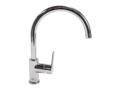 Baterie bucatarie Grohe Start Edge, monocomanda, cartus ceramic de 2,8 cm, finisaj cromat, 33,2 x 2.8 x 22,3 cm