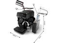 Espressor de cafea automat Philips EP2221/40, spumant lapte manual, 1.8 litri, 15 bari, Negru