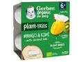 Gerber Bio Mango, Kiwi Si Cocos, Iaurt Vegetal Pentru Bebelusi, De La 6 Luni, 90G (Pachet De 4)