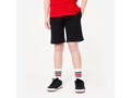 Pantalon scurt sport, din bumbac 500 Negru Copii  - 113-122cm 5-6A