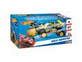 Masinuta cu telecomanda, Hot Wheels, Rock Monster, 1:24, Galben