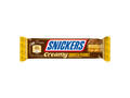 Snickers Creamy baton de ciocolata cu lapte cu umplutura de pasta de arahide si miez de caramel cu arahide prajite proaspete 36.5 g