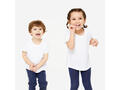 Tricou bumbac Educație fizică Essentiel Alb Copii  - 89-95cm 2-3A