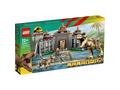 LEGO® Jurassic Park - Centru pentru turisti trex si raptor la atac (76961)