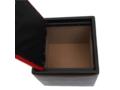 Taburet Box rosu / negru Ip, 37 x 37 x 42 cm
