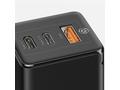 Incarcator Retea Baseus 3 Ports GaN2 Quick Travel Charger Plug EU Black