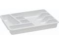 Suport organizator tacamuri, 33 x 26 x 4.5 cm, gri, plastic, CURVER