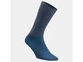 Set 2 perechi Șosete călduroase Mid Drumeție SH500 Albastru - 39/42
