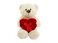 Urs de plus cu inimioara One Two Fun, 25 cm, diverse culori