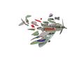Set de constructie, Airfix Quickbuild, Avion D-Day Spitfire, 34 piese