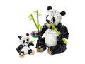 LEGO Creator 3 in 1 - Animale salbatice: Familia de ursi panda 31165, 626 piese