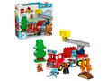 LEGO® DUPLO - Camion de pompieri cu furtun si pompier (10473)