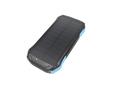 Powebank solar incarcare wireless QI, Fast Charge 10W, Pyramid®, 16000 mAh, baterie externa, lanterna, albastru