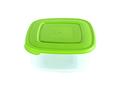 Caserola plastic cu capac 2.5 L, verde