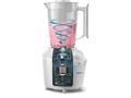 Blender Philips HR2041/00, Sistem ProBlend, capacitate maxima 1.9L, capacitate efectiva 1L, 1 viteza + buton Pulse, picioare antivibratie, Alb