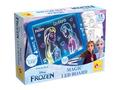 Tabla de scris si desenat cu lumini, Lisciani, Frozen