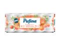 Hartie Igienica Pufina Lux Intense Peach, 10 Role, 3 Straturi