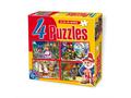 Set puzzle 4 bucati Basme, D-Toys