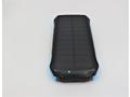 Powebank solar incarcare wireless QI, Fast Charge 10W, Pyramid®, 16000 mAh, baterie externa, lanterna, albastru