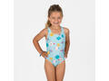 Costum întreg înot Albastru imprimeu Pești Bebe/Fete