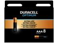 Set 8 baterii AAA Duracell Optimum
