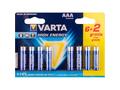 Baterii alkaline Varta High Energy LR03 AAA 1.5V 6+2buc