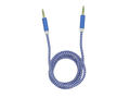 Cablu audio Tellur Basic jack 3.5mm 1m albastru