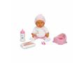 Papusa bebelus Bebelou, Dollz n More, Toilet Time, 35 cm, roz