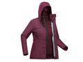 Geacă Impermeabilă 3 în 1 Iarnă Drumeție NH100 0°C Mov Damă - L