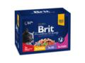Hrana umeda pentru pisici Brit Premium Family Plate Variety 12 plicuri X100g