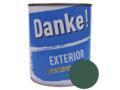 Email Danke uscare rapida, pentru metal, lemn, zidarie, exterior/interior, verde inchis, lucios, 0.75 l
