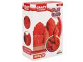 Nisip kinetic, Crafy, Play Sand, 500g, Rosu
