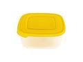 Caserola plastic cu capac 0.95 L, galben