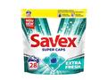 Savex Super Caps Extra Fresh detergent pentru rufe automat capsule 28 bucati