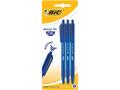 Pachet pixuri Bic Round Stic Clic albastru punga cu 3 bucati