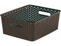 Cutie depozitare suprapozabila 13L, model My Style Rattan, Curver