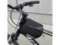 Geanta pentru bicicleta, Wozinsky, 20x15x12cm, montare cadru, 1.5L, impermeabila, suport telefon, negru, BK12