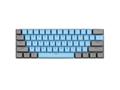 Kit butoane Royal Kludge PBT Double-Shot Keycaps, 61 taste, translucide, compatibile Cherry MX, US, Albastru/Gri, KC-26