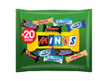 Minis Mix cu mini batoane  de ciocolata cu lapte Snickers, Mars, Twix, Bounty, Milky Way, 400 g