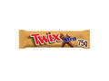 Baton cu biscuite si caramel invelit in ciocolata cu lapte Twix Xtra, 2 x 37.5 g