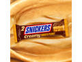 Snickers Creamy baton de ciocolata cu lapte cu umplutura de pasta de arahide si miez de caramel cu arahide prajite proaspete 36.5 g