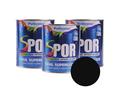 Email ultralucios Spor, pentru metal, interior/exterior, pe baza de rasini alchidice, negru, 0.75 l